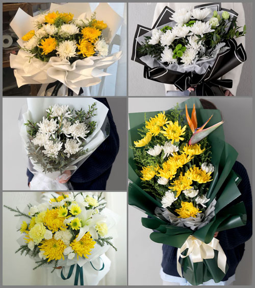四川广安华蓥市观音溪镇白事花束代送
